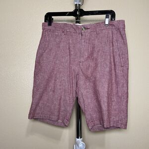 Old Navy Shorts Men's Size 30 Ultimate Slim Red Golf Bermuda Casual Flat Front